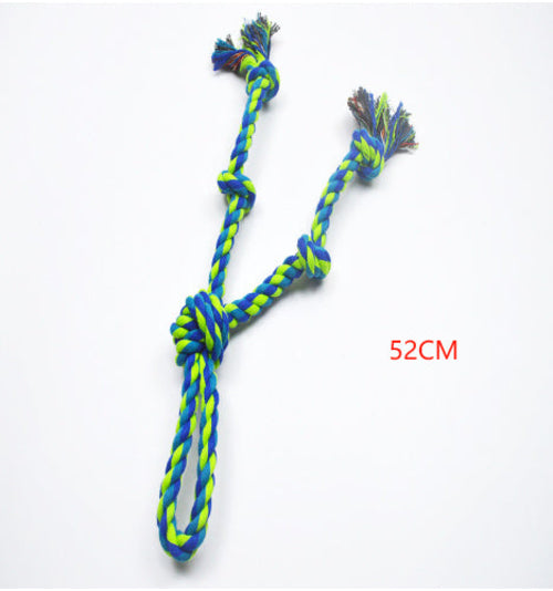 Heavy-Duty Rope Knot Dog Toys For Large Breeds Dental Health Chew And