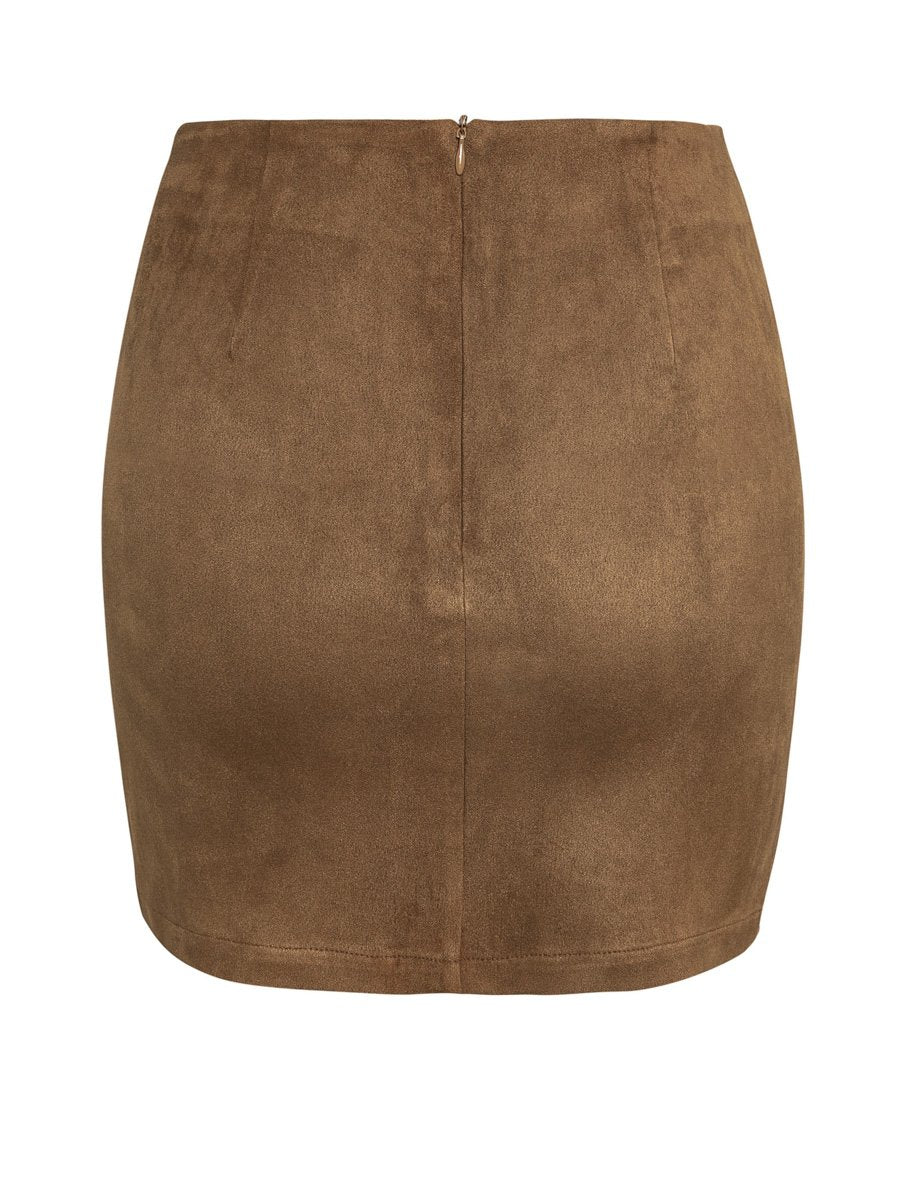 Skirt Suede Winter Women