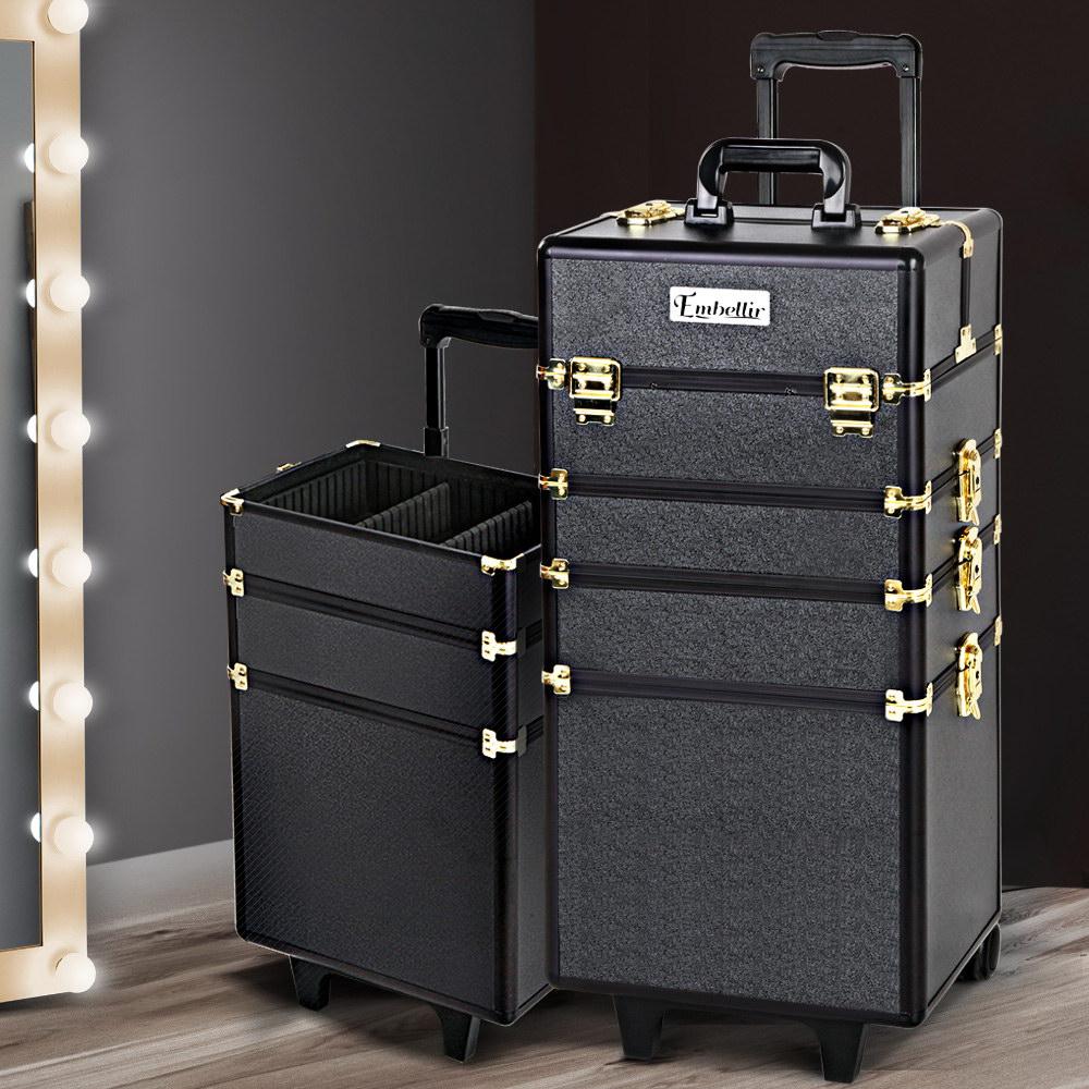 Embellir Makeup Case Beauty Trolley Cosmetic Organiser Box Travel