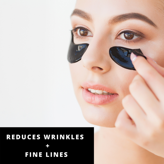 PURE SOL. Beauty Wake Up Hydrogel Eye Mask Charcoal + Hyaluronic