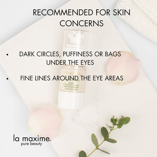 Youthful Eyes Anti-Wrinkle Organic Eye Cream : Dermatologist tested,