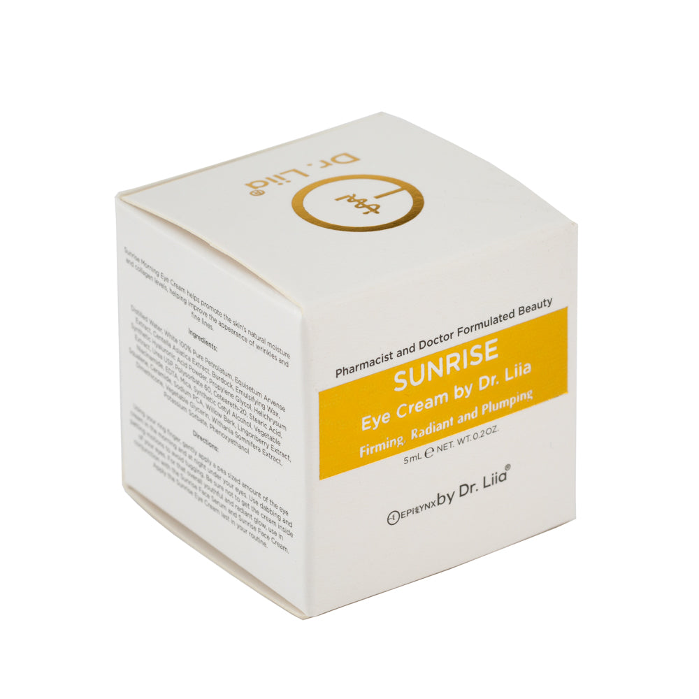Eye cream packaging by Dr. Lila on a white background