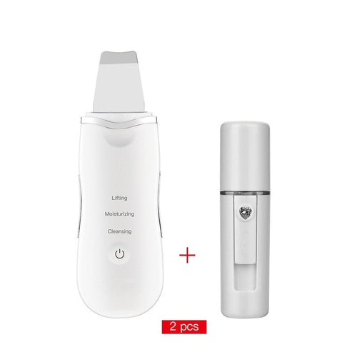 Ultrasonic Skin Scrubber Facial Cleaning Peeling Shovel Lifting
