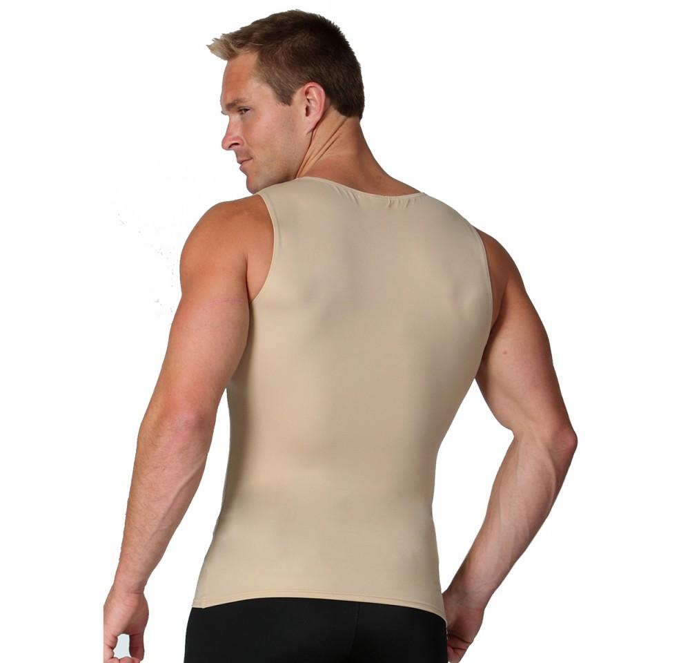 Insta Slim Compression Sleeveless Muscle Tank with Zipper MS00Z1