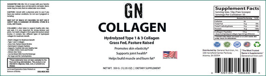 Collagen Type 1 & 3 Grass Fed 350g – 35 serv