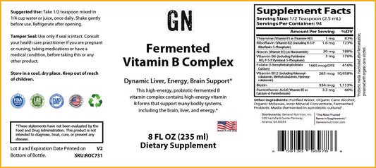 Fermented Vitamin B Complex 8 fl oz