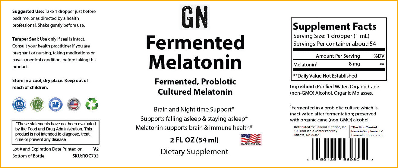 Fermented Melatonin 2 fl oz