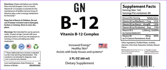B-12 Drops 2oz