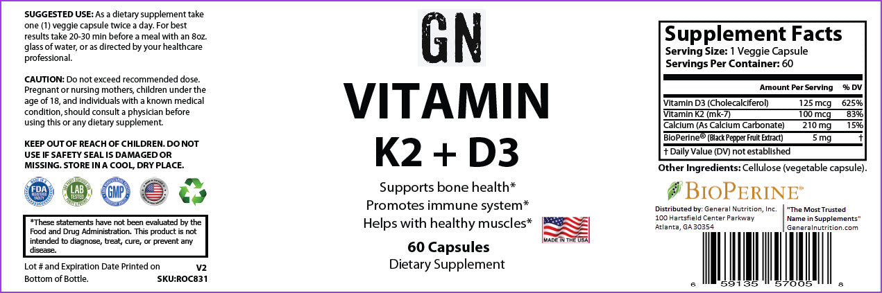 Vitamin K2 + D3