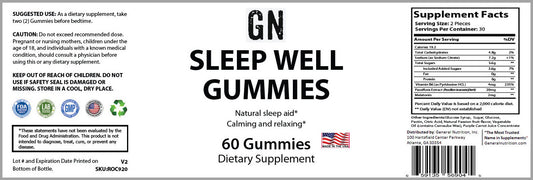 Sleep Well Gummies
