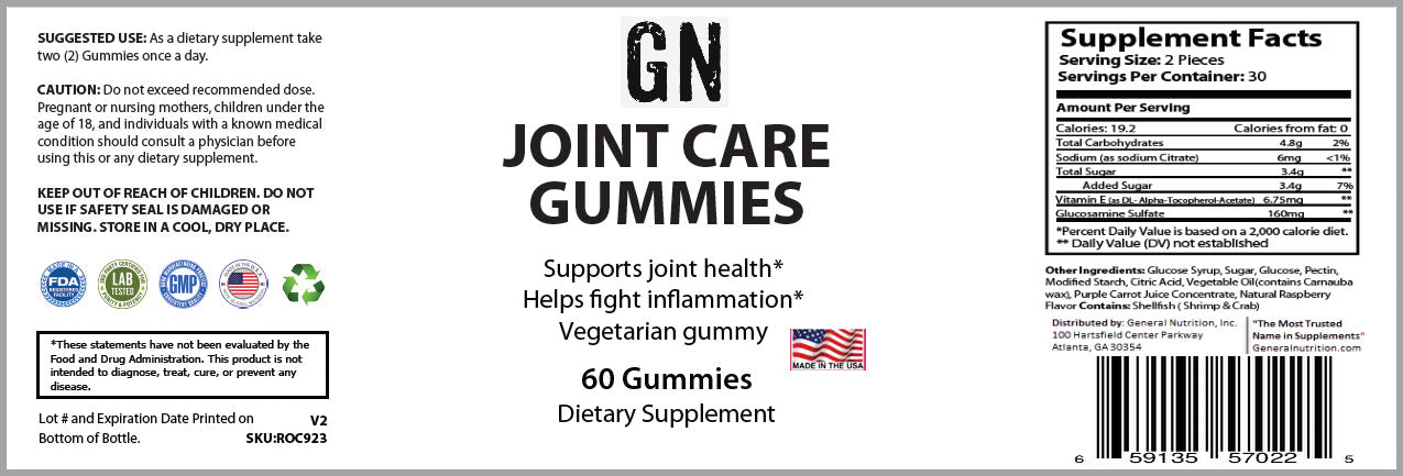 Joint Care Gummies w/Glucosamine