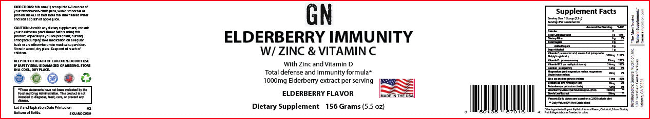 Elderberry Immunity W/ Zinc & Vitamin C
