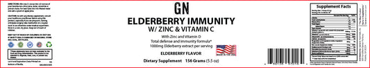 Elderberry Immunity W/ Zinc & Vitamin C