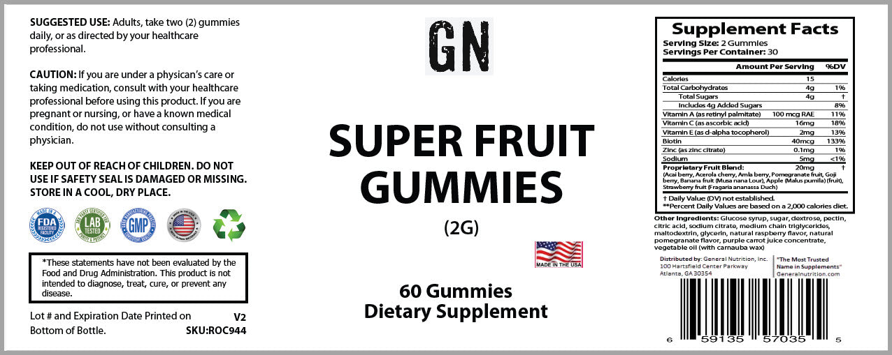 Creatine Gummies & Superfruit Gummies
