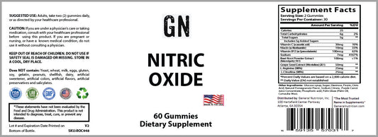 Premium Nitric Oxide Gummies