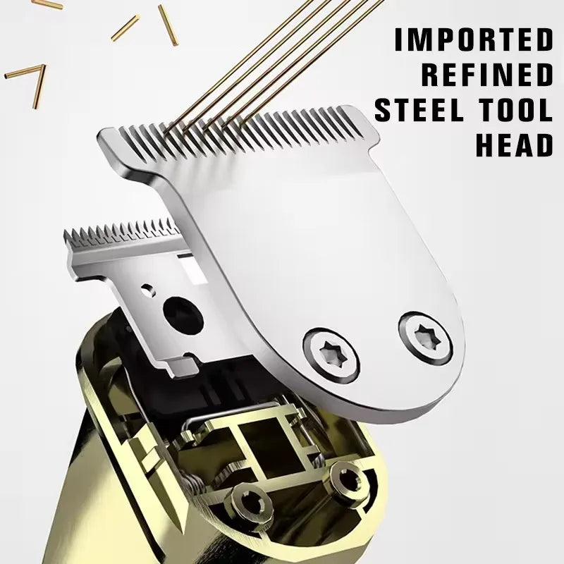 Rechargeable 5 in 1 Grooming Kit LED Display Hair Trimmer Cordless