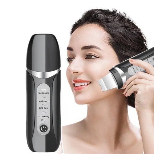 Micro Skin Cleansing Scrubber Ultrasonic Skin Perfecting Facial Red