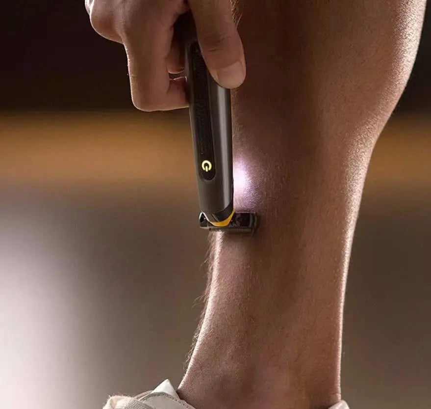 Men's Electric Groin Hair Trimmer Pubic Hair Trimmer Body Grooming