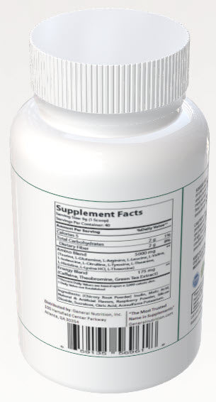 Energized Aminos Raspberry Iced Tea 360g – 40 serv