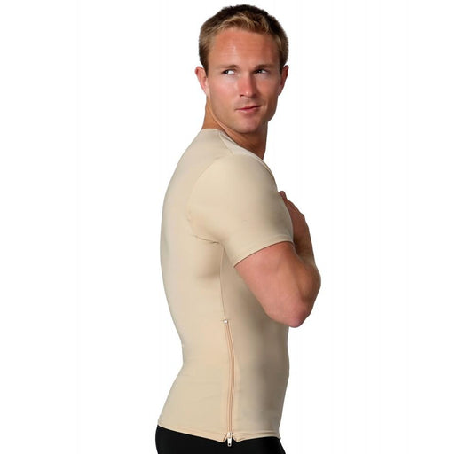 Insta Slim Compression V-Neck with Right Side Zip VS00Z1
