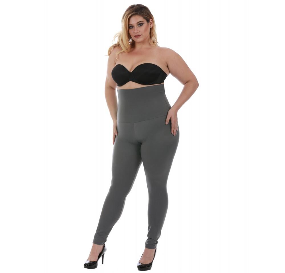 InstantFigure Plus Size Hi-Waist Compression Leggings WPL016C