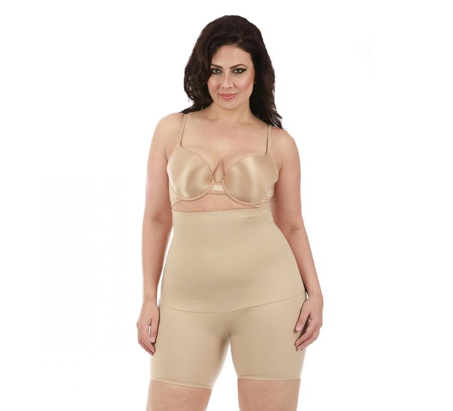 InstantFigure Hi-Waist Shorts Plus Size Shapewear WSH4171C