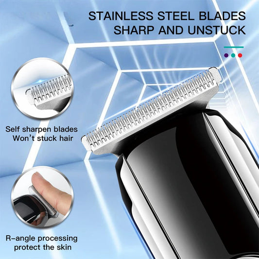 Rechargeable Professional Hair Trimmer For Men Beard Grooming Electric