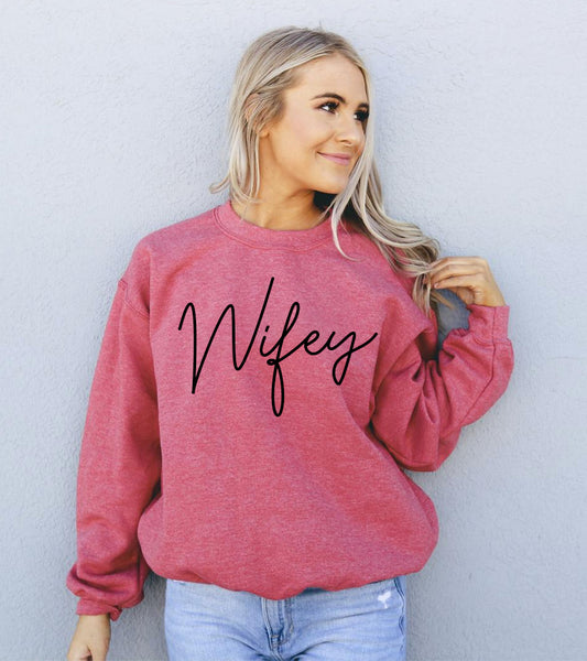 Wifey Sweatshirt Top