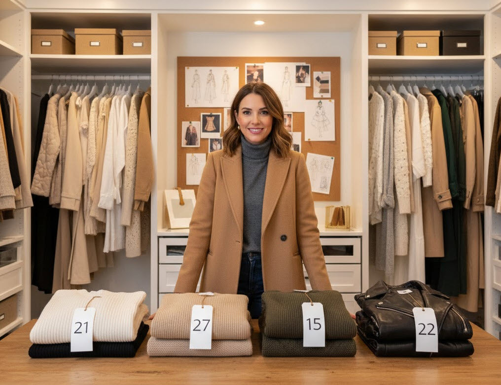 Women in from winter clothing