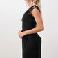 Floral Lace Shoulder Wrap Dress