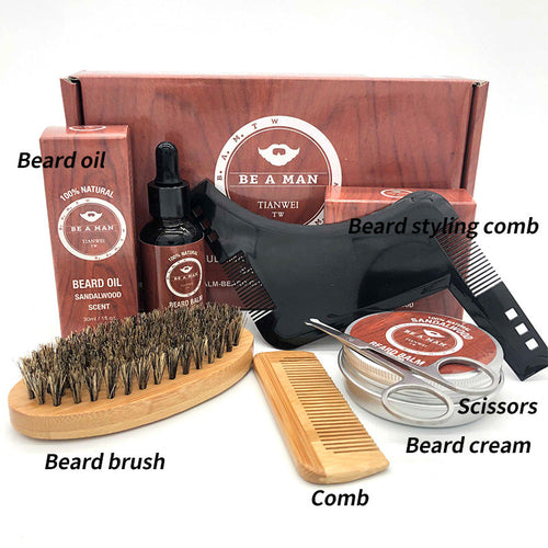 WOODSMAN™ – Premium Beard Grooming Gift Set with Beard Oil & Cream