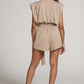 Shoulder pad romper
