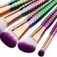 5 Mermaid Makeup Brushes Set