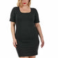 InstantFigure Curvy Plus Size Short Dress Short Sleeves 168027C