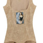 65011 Floral Mesh Body shaper With Straps