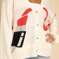 Lipstick cardigan