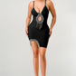 Show Popping Bandage Mini Dress