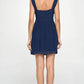 Embellished Cutout Chiffon Dress