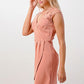 Floral Lace Shoulder Wrap Dress