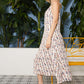 Floral V-Neck Sleeveless Maxi Dress
