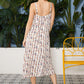 Floral V-Neck Sleeveless Maxi Dress