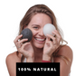 PURE SOL. Beauty Face Buff Charcoal Konjac Face Sponge