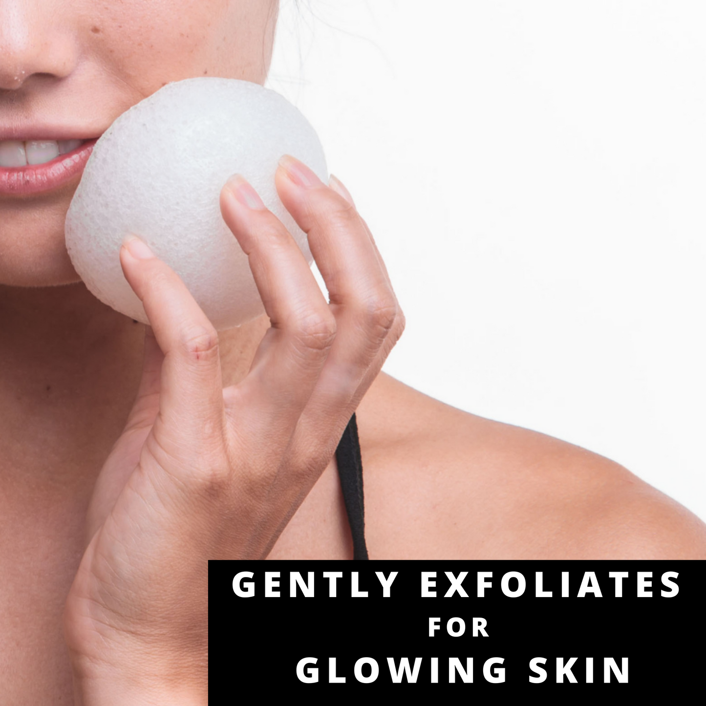 PURE SOL. Beauty Face Buff Original Konjac Face Sponge