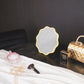 Make up Mirror - Round - Yellow - 25x1x25cm