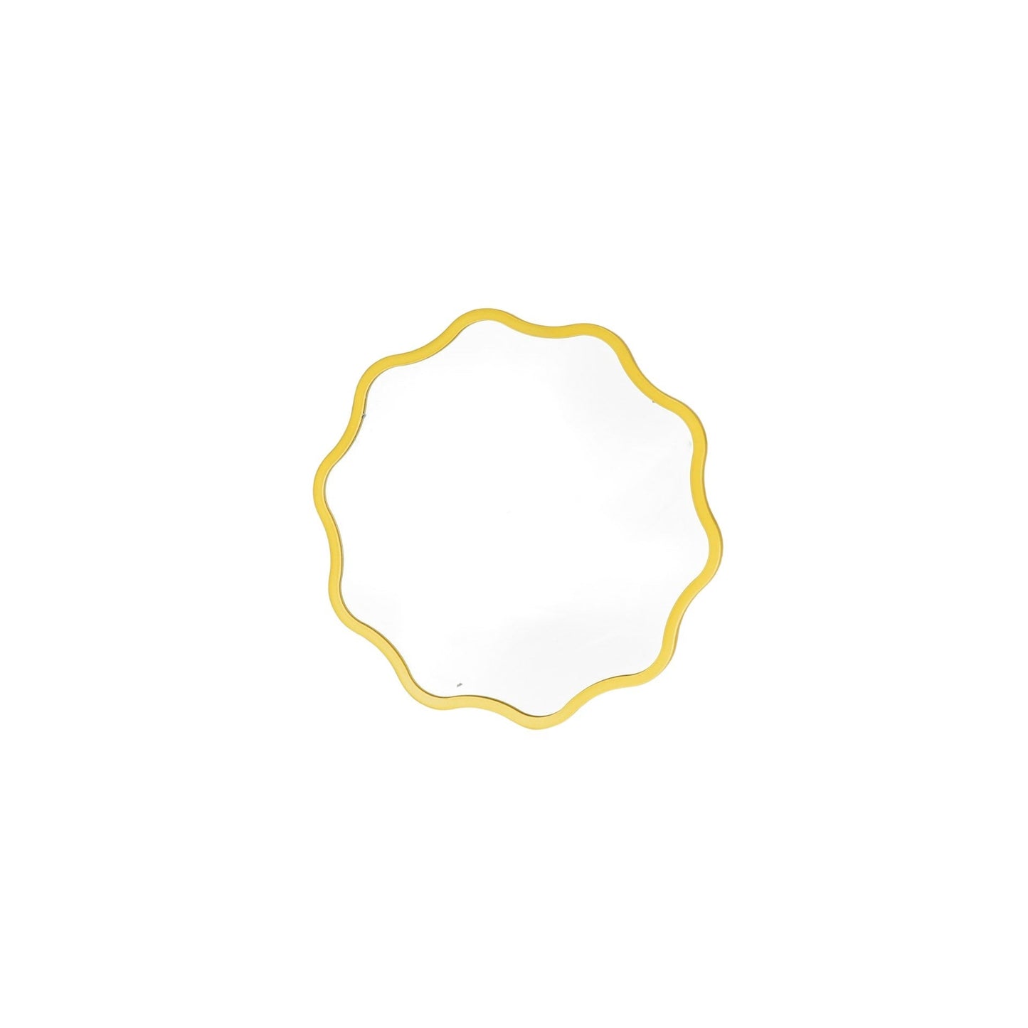 Make up Mirror - Round - Yellow - 25x1x25cm