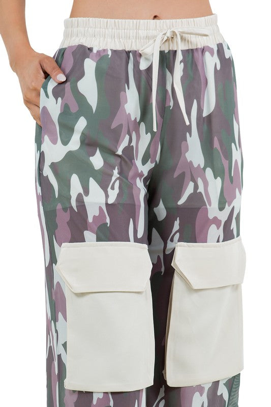 WOMEN FASHION LONG CARGO BOTTOM PANTS