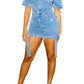 Denim Dazzle Romper