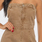 Vintage Washed Distressed Cargo Maxi Dress