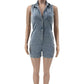 WOMEN FASHION DENIM ROMPERS