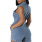 WOMEN FASHION DENIM ROMPERS